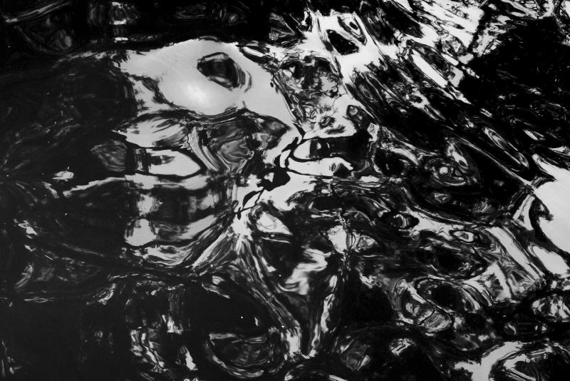 Black and White Abstract Water 1